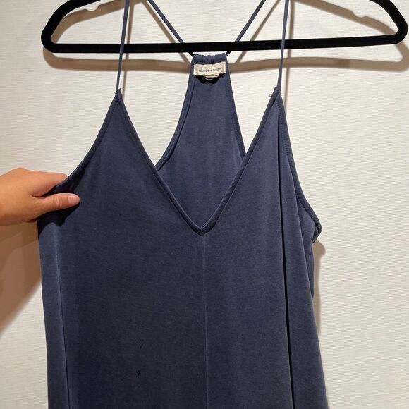 Silence and Noise V-Neck Cupro Mini Dress - Picture 5 of 10